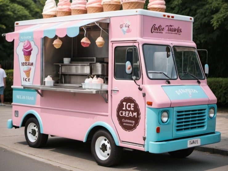 Ice Cream Catering Truck