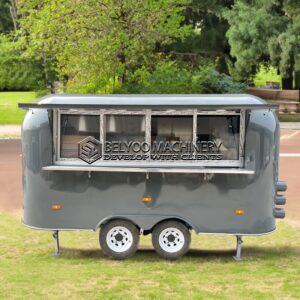 13FT Dark Gray Airstream Food Trailer