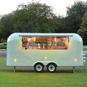 13FT Light Green Airstream Food Trailer