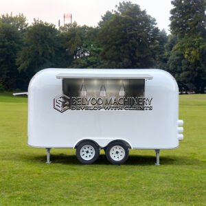 13FT White Airstream Food Trailer