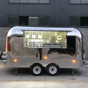 13FT Mirrored Airstream Food Trailer