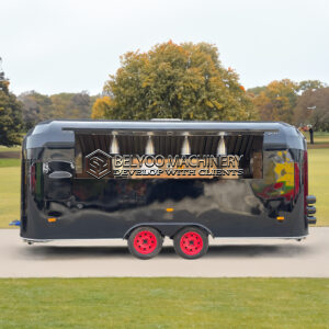 15FT Black Airstream Food Trailer