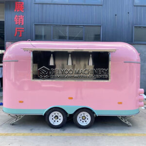 13FT Pink Airstream Food Trailer A Stylish and Functional Mobile Kitchen