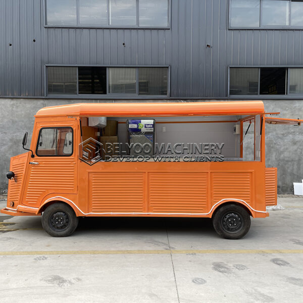 Yellow Electric Food Trucks