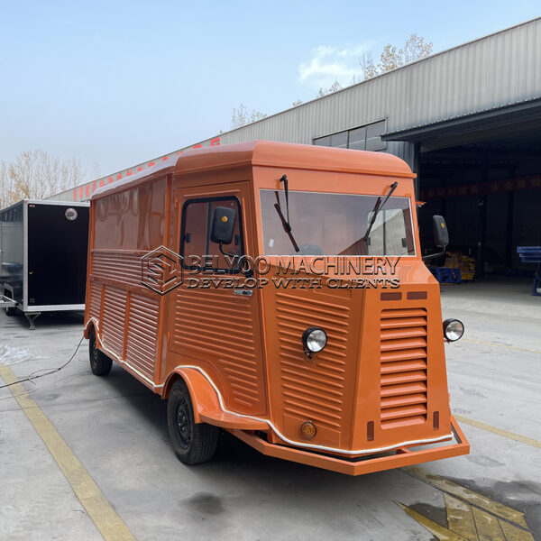 Yellow Electric Food Trucks