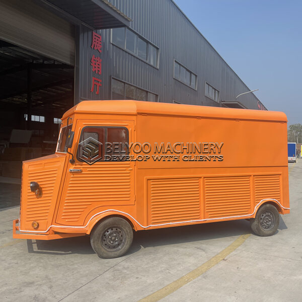 Yellow Electric Food Trucks