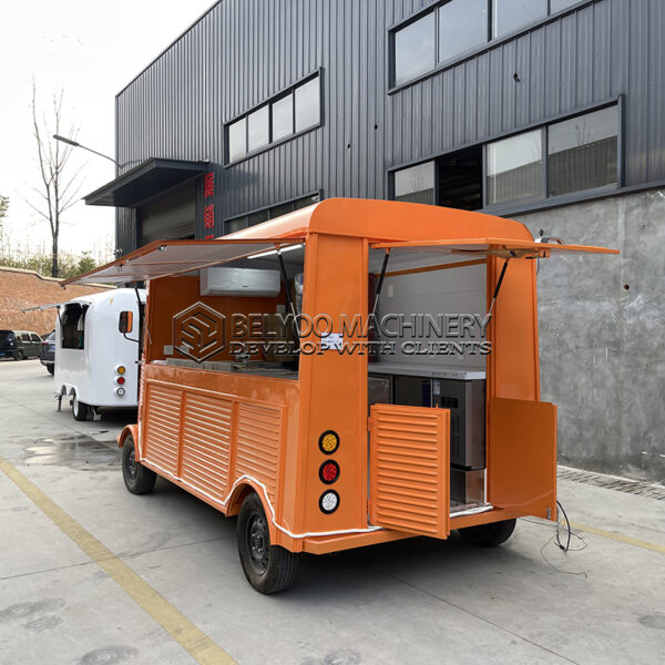 Yellow Electric Food Trucks