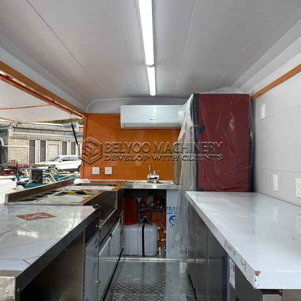 Yellow Electric Food Trucks