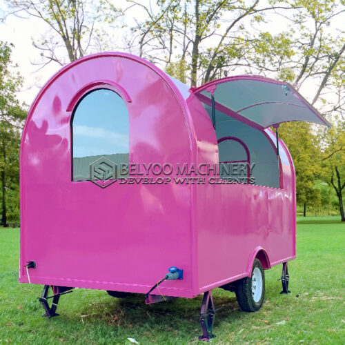 8FT Purple Small Round Trailer
