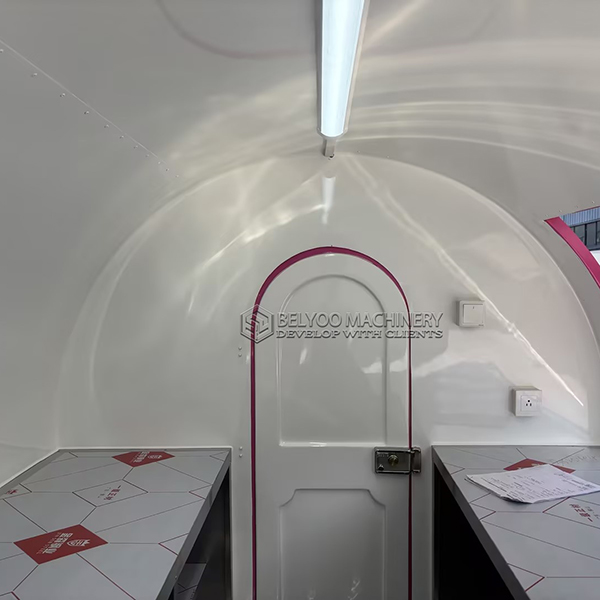10FT Pink Small Round Food Trailer - Image 8