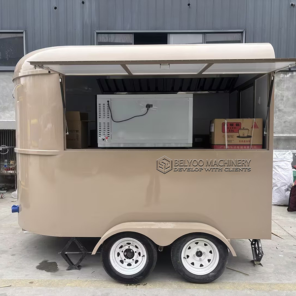 10FT Light Brown Horse Food Trailer