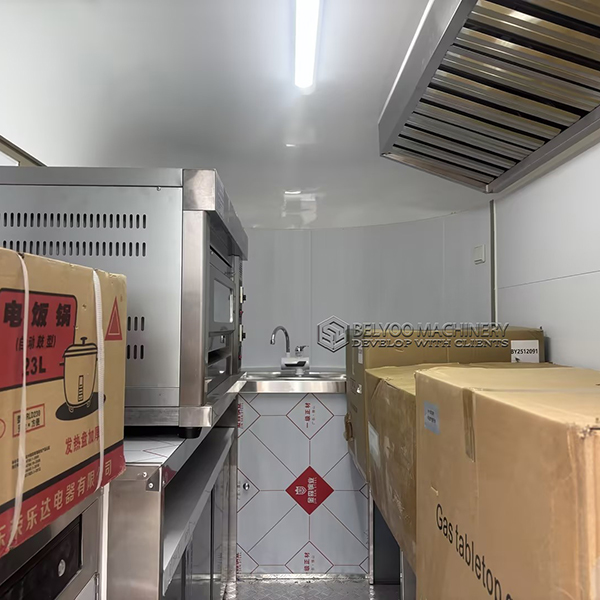 10FT Light Brown Horse Food Trailer