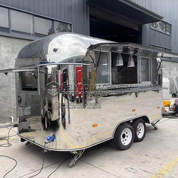 13FT Mirror Airstream Food Trailer