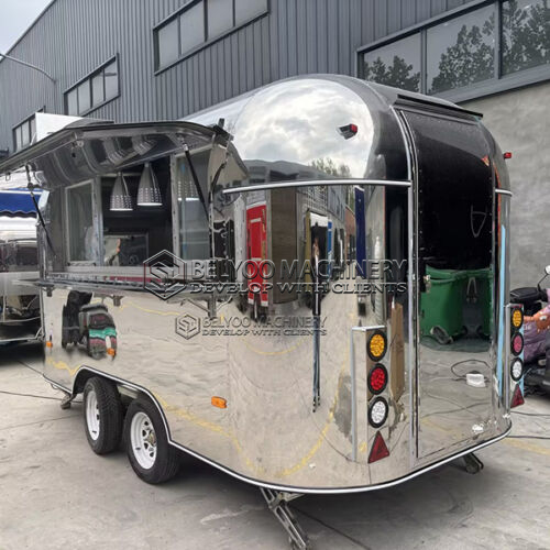 13FT Mirror Airstream Food Trailer