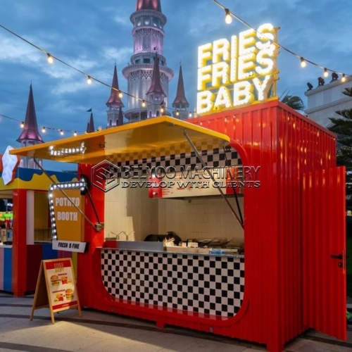 Container Food Trailer for Street Food Vending