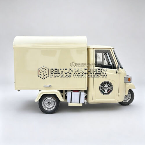 11FT Piaggio Food Truck for Ice Cream Sales