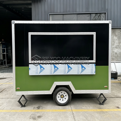 10FT Black & Olive Green Square Food Trailer