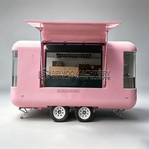 13FT Pink Cloud Warehouse Food Trailer